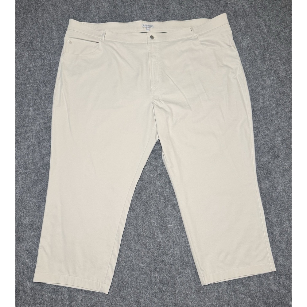 Peter Millar EB66 Stretch Performance Golf Pants Beige Big & Tall Men 52R~52x26